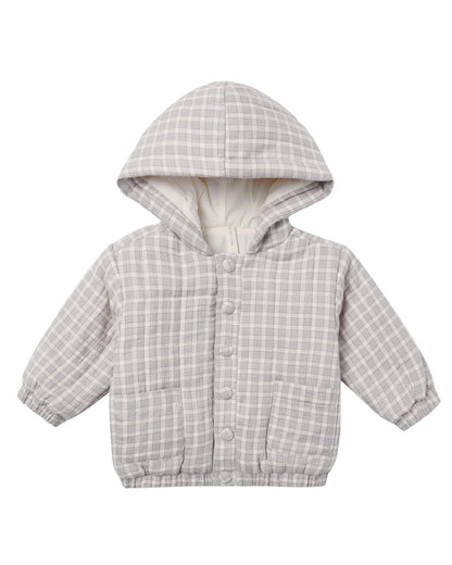 Quincy Mae Hooded Woven Jacket