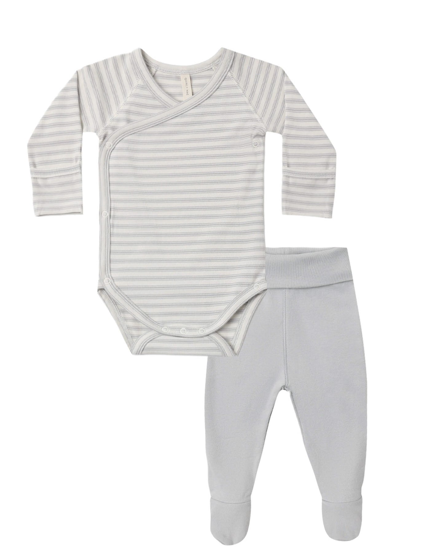 Quincy Mae Side Snap Bodysuit Set