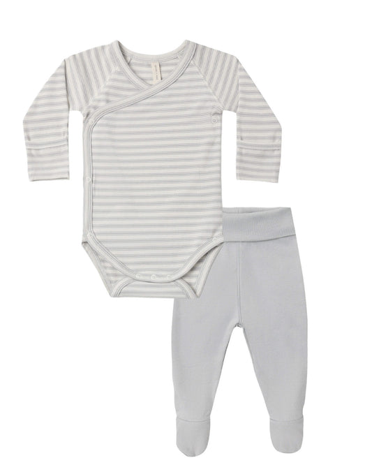 Quincy Mae Side Snap Bodysuit Set
