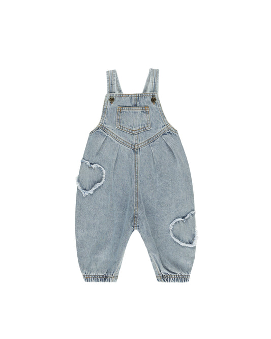 Rylee + Cru Vintage Overall Denim