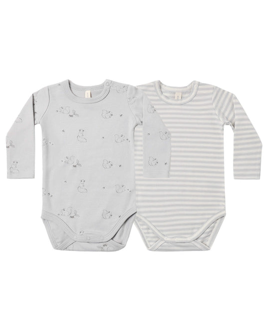 Quincy Mae Jersey Bodysuit 2 Pack