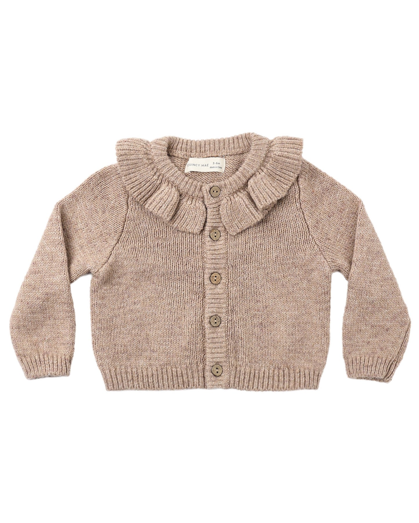 Quincy Mae Ruffle Collar Cardigan