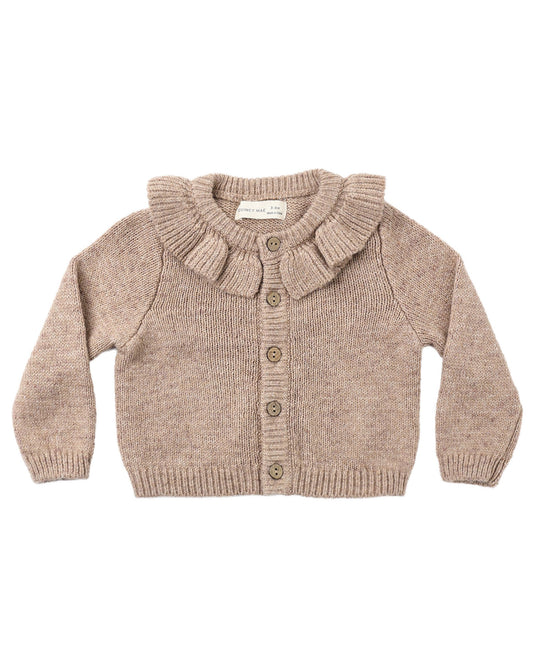 Quincy Mae Ruffle Collar Cardigan