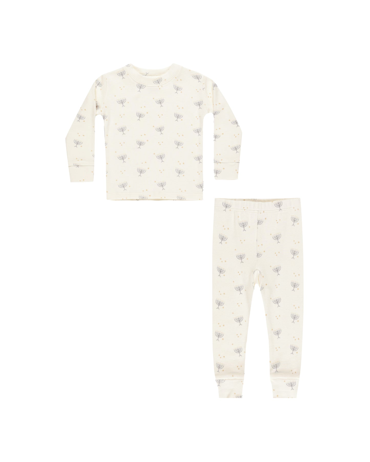 Rylee + Cru Organic Long John Pajama Set