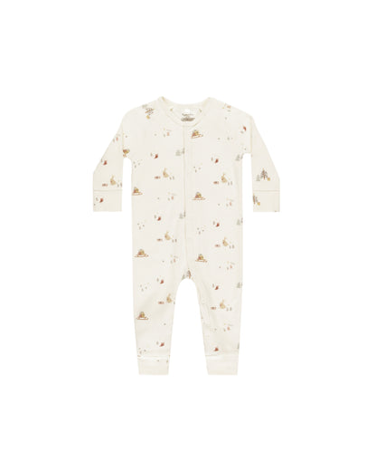 Rylee + Cru Organic Long John Pajamas