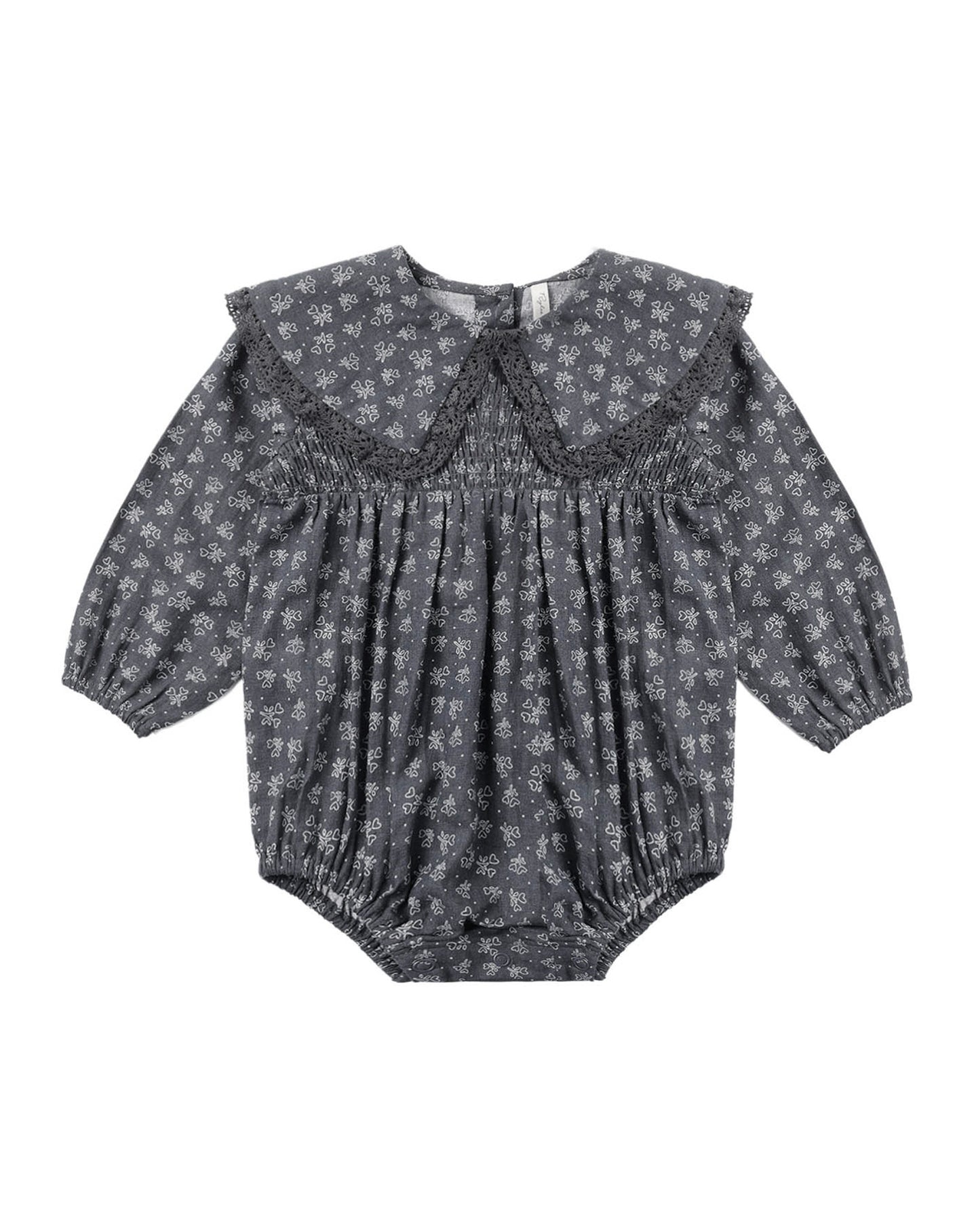 Rylee + Cru Fern Romper Heart Ditsy