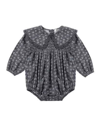 Rylee + Cru Fern Romper Heart Ditsy