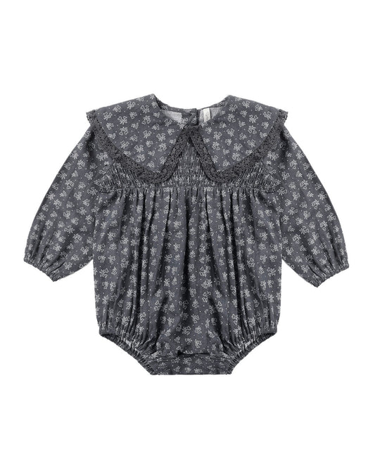 Rylee + Cru Fern Romper Heart Ditsy