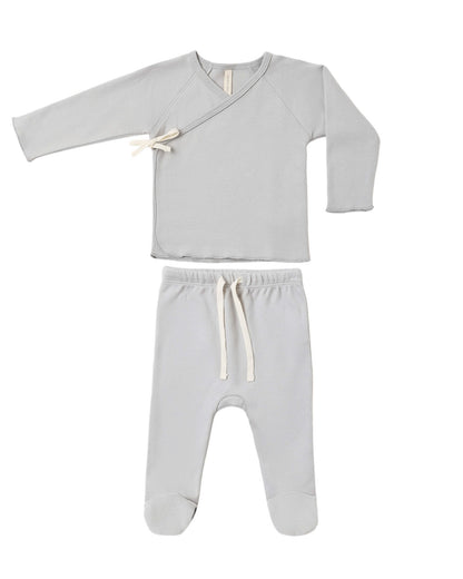 Quincy Mae Wrap Top Set