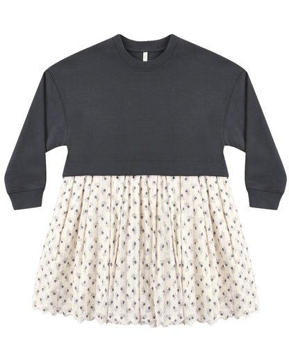 Rylee + Cru Sweatshirt Dress Vintage Fleur