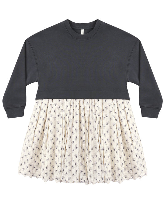 Rylee + Cru Sweatshirt Dress Vintage Fleur