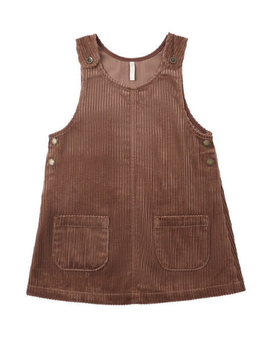 Rylee + Cru Odette Overall Dress Mulberry