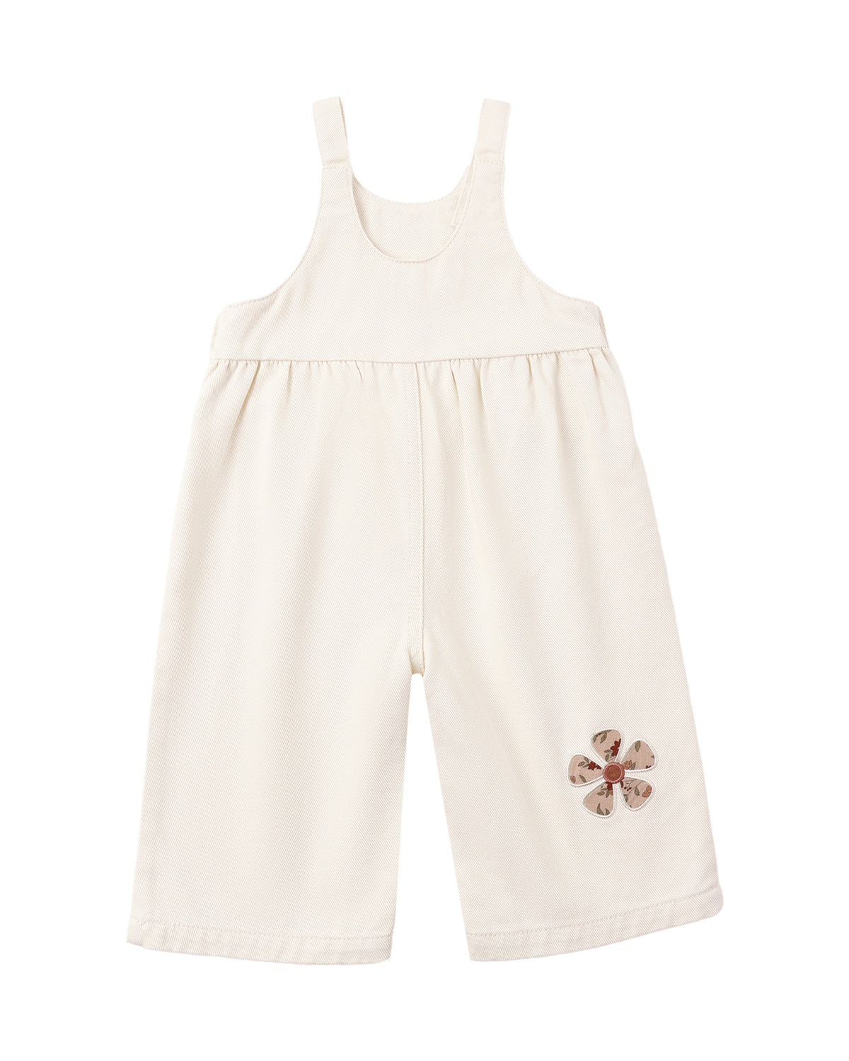Rylee + Cru Wide Leg Overall Daisy Patches
