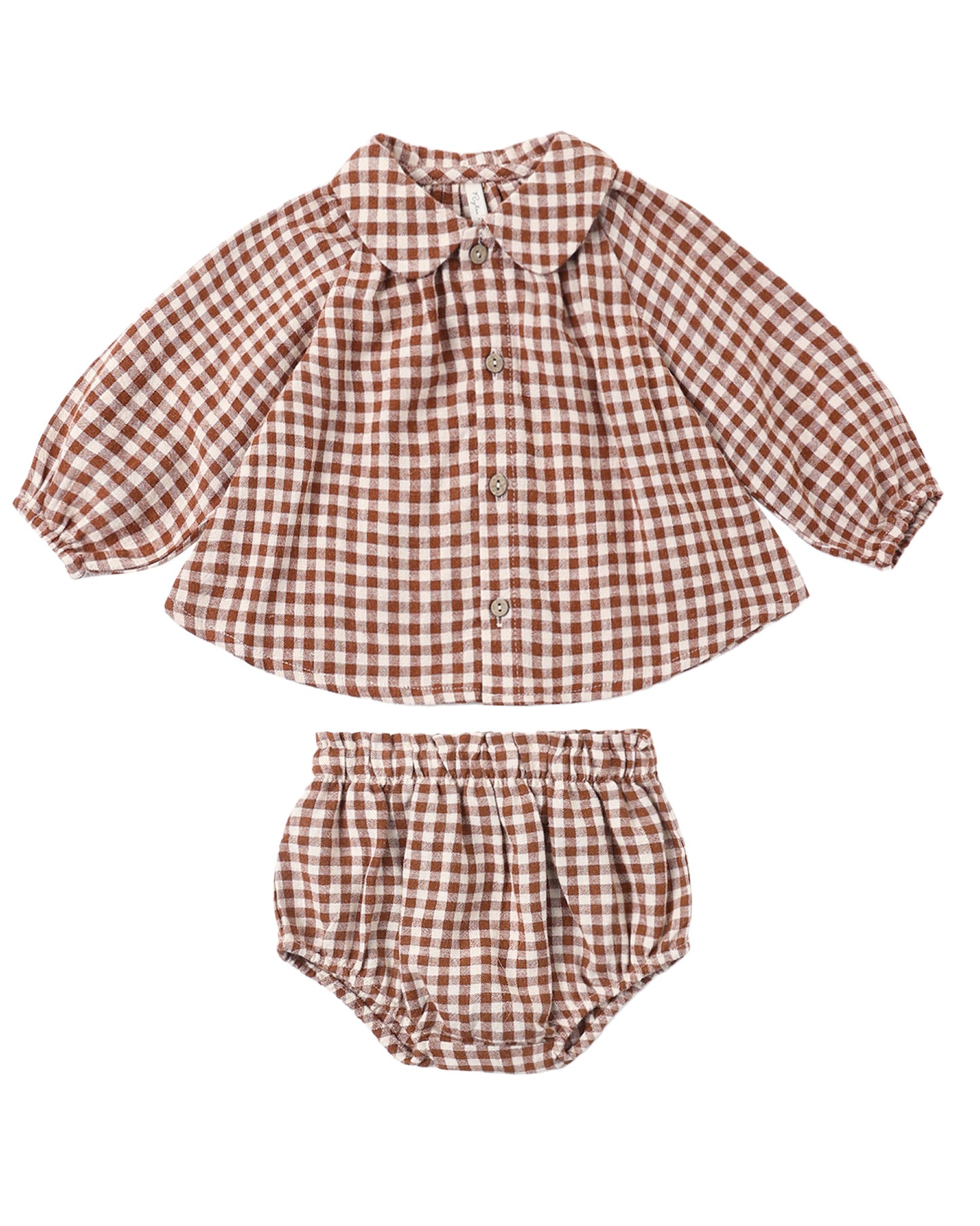 Rylee + Cru Nellie Set Brick Check