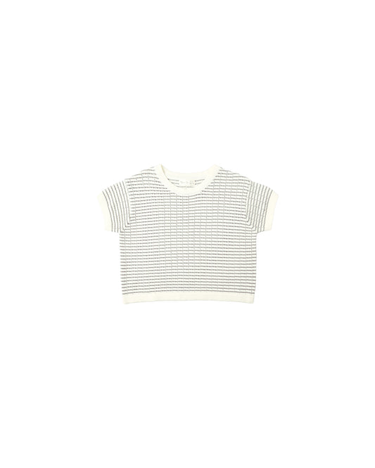 Rylee + Cru Boxy Crop Knit Tee