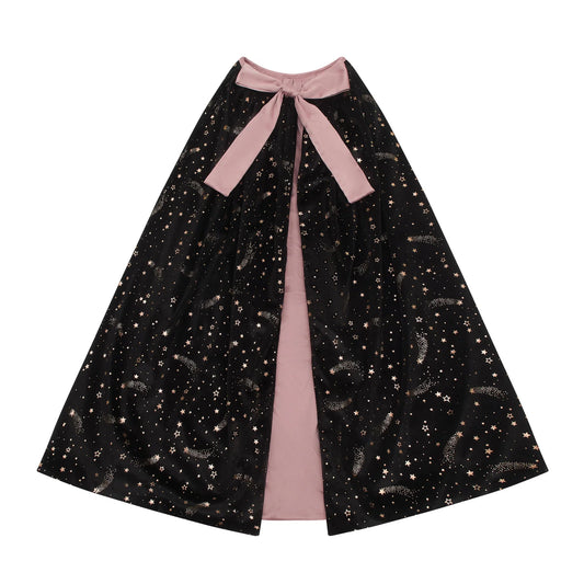 Mimi & Lula Ethel Velvet Witch Cape - Black