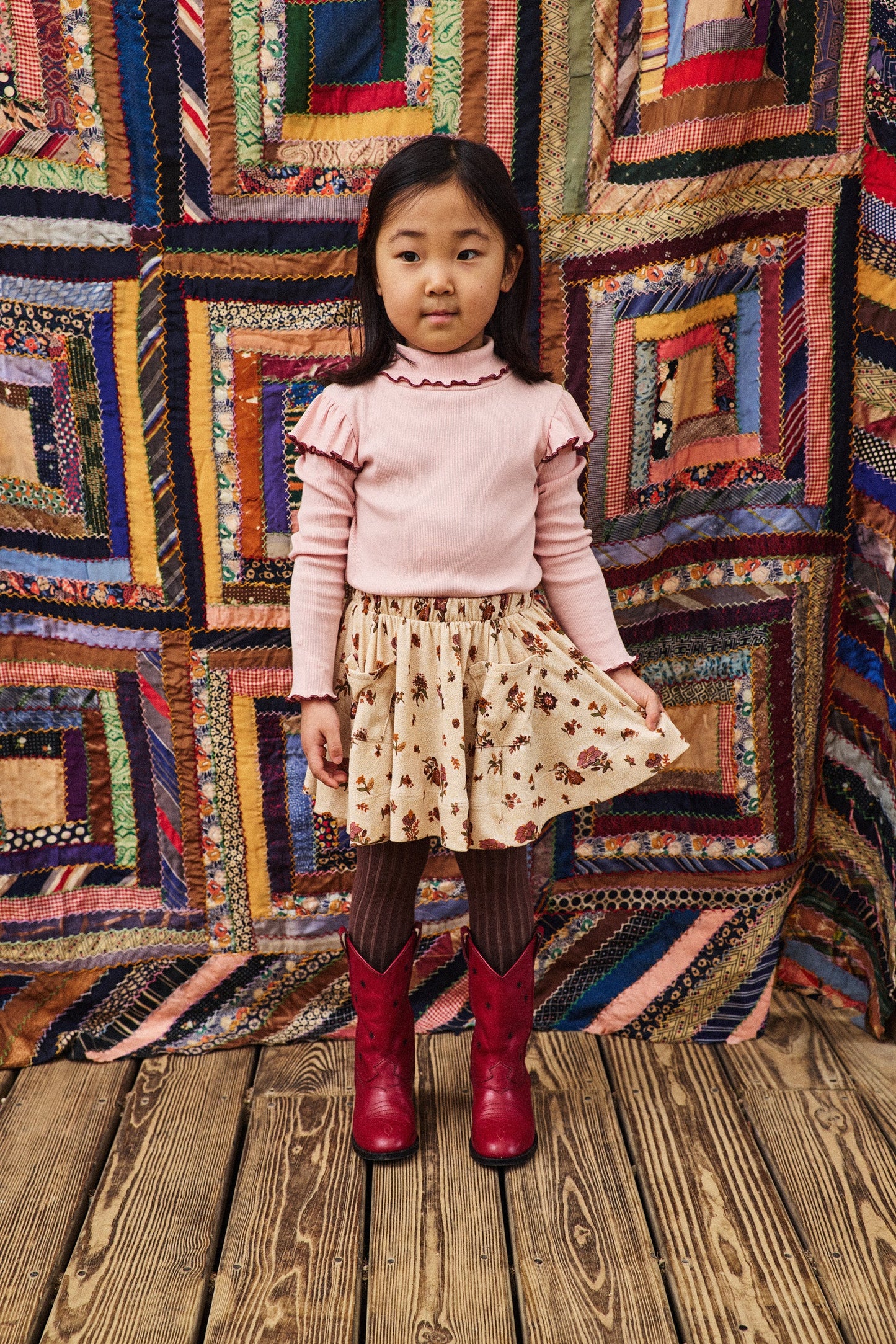Misha & Puff Yana Turtleneck Cherry