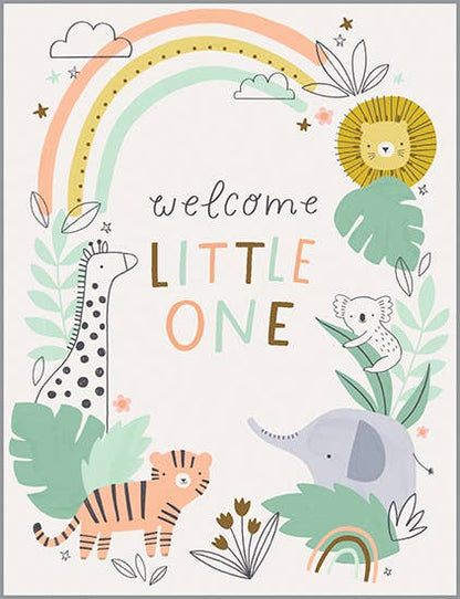 GINA B DESIGNS - Baby Greeting Card - In The Jungle