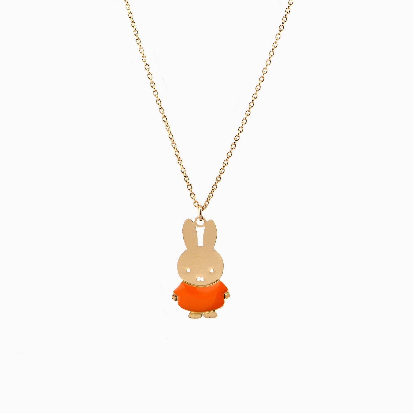 Titlee - Collier lapin MIFFY (orange) - MIFFY necklace Titlee x Miffy