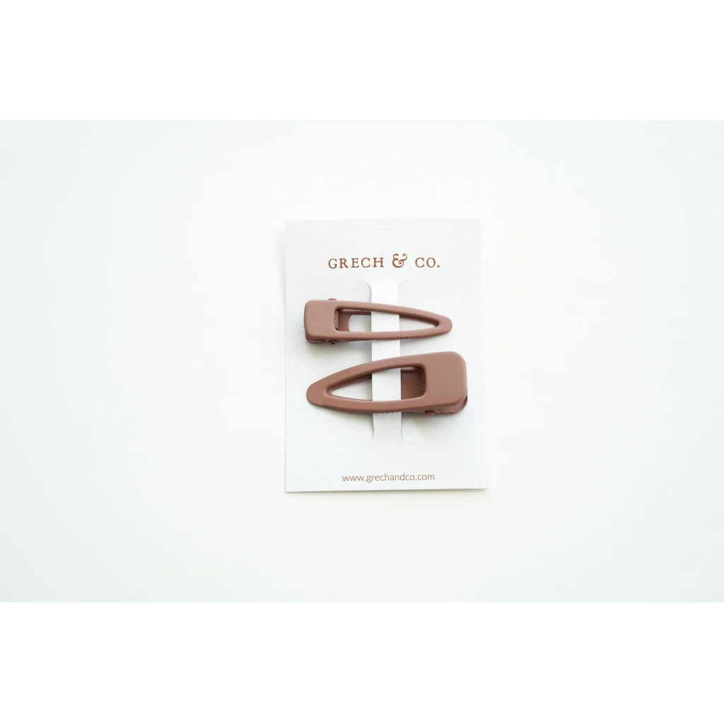 Grech & Co. Matte Hair Clips Set of 2