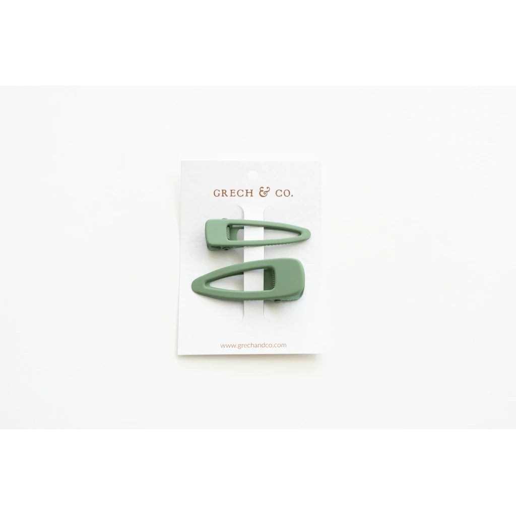 Grech & Co. Matte Hair Clips Set of 2