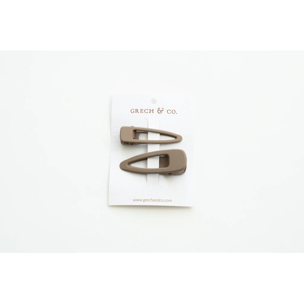 Grech & Co. Matte Hair Clips Set of 2