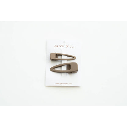 Grech & Co. Matte Hair Clips Set of 2
