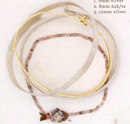 River Song Golden Talisman Bangle w/Clasp