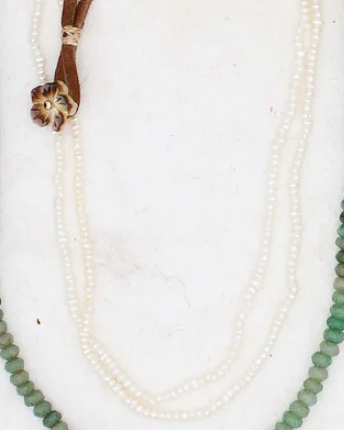 River Song Tiny Japanese Pearl Strand Necklace