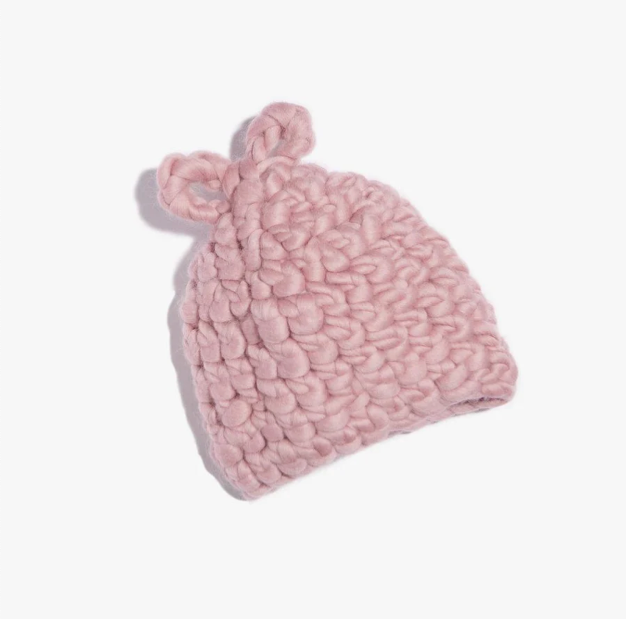 Mischa Lampert Kids Beanie Bow - Dusty Rose