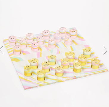 SUNNYLiFE Smiley Lucite Checkers