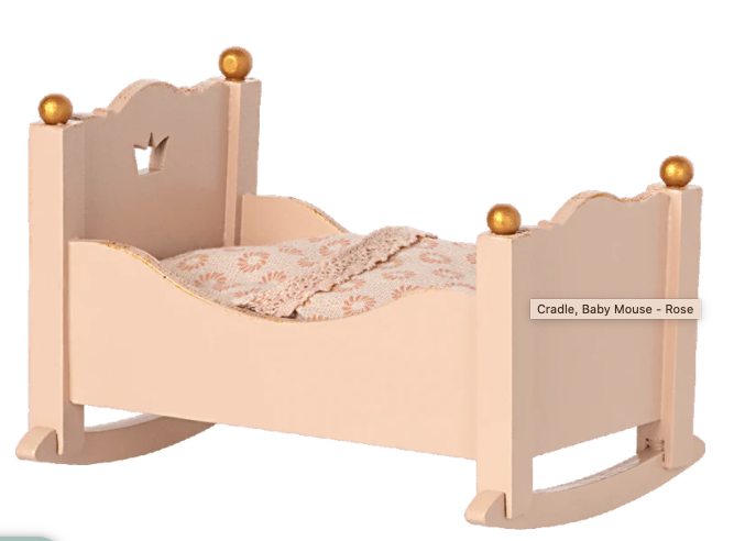 Maileg Mouse Baby Cradle