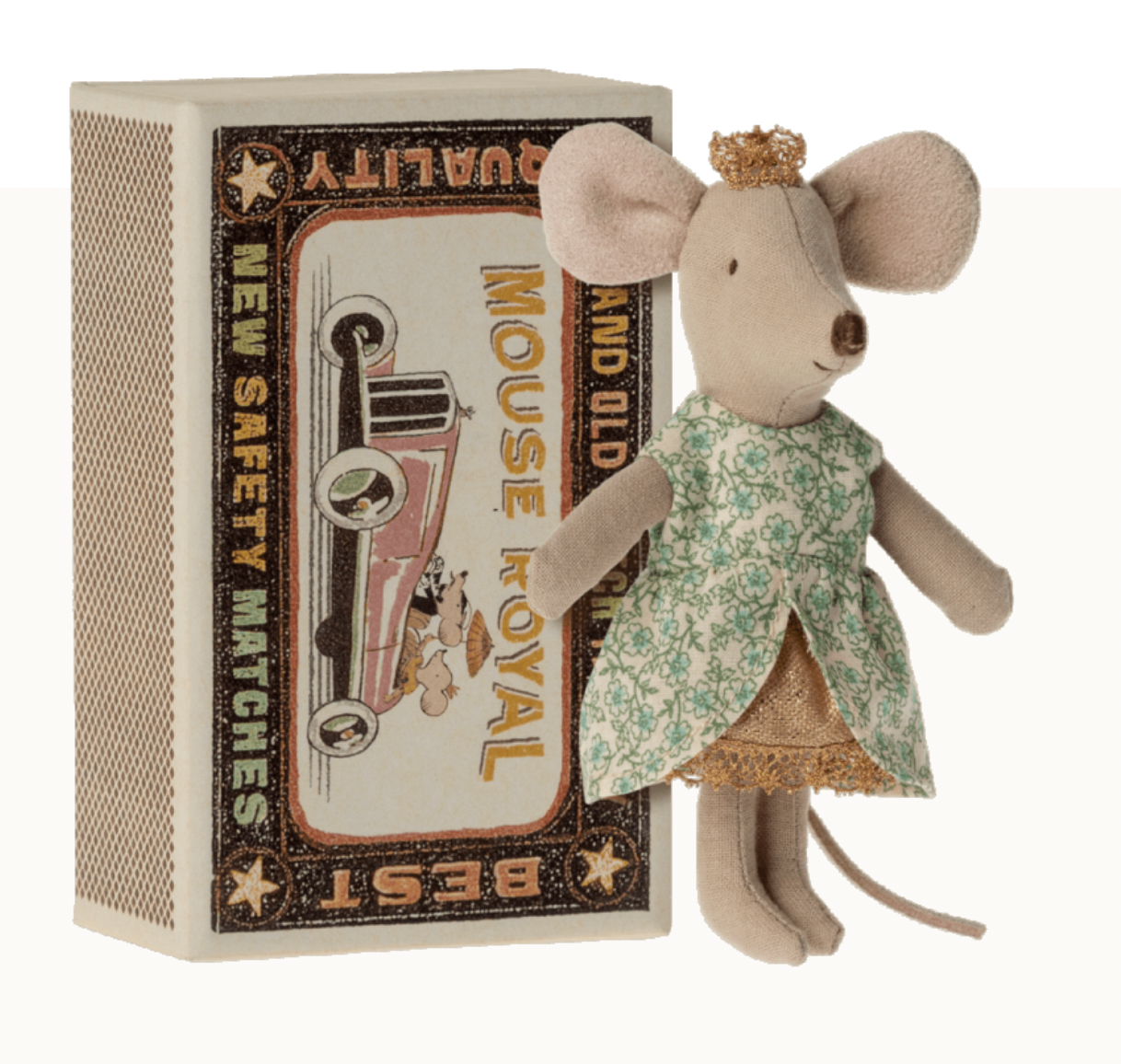 Maileg Princess Mouse in a Matchbox