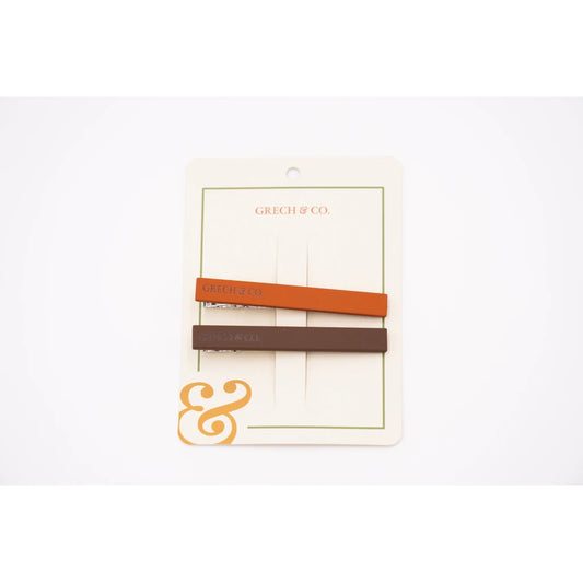 Grech. & Co. Set Of 2 - 2 toned Hair Clips