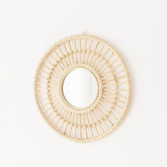 Hunter and Nomad - Rattan Mirror - Sun Large