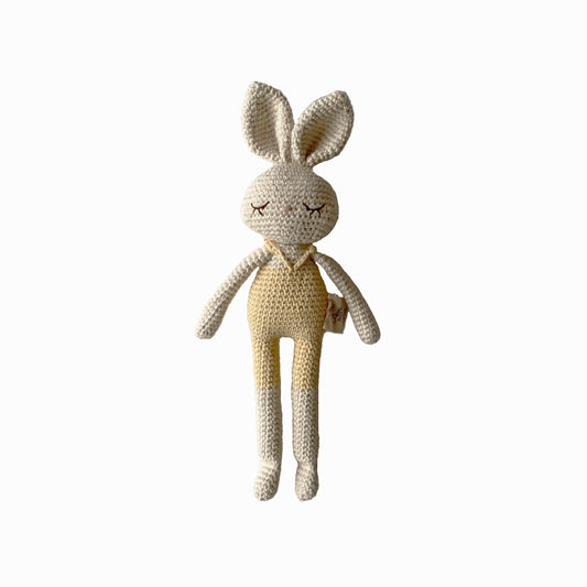 Yellow Bunny Organic Crochet Toy